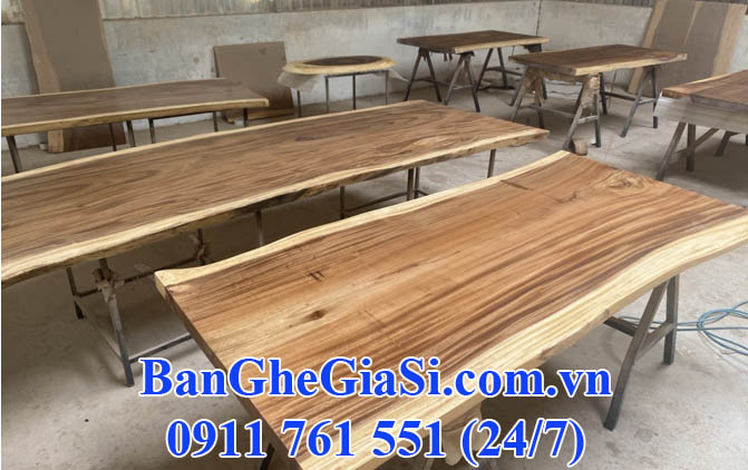 Xưởng làm bàn gỗ tự nhiên giá rẻ
