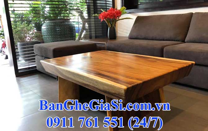 bàn sofa gỗ nguyên tấm