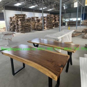 Các mẫu bàn gỗ nguyên tấm giá xưởng cho nhà hàng nào đẹp?